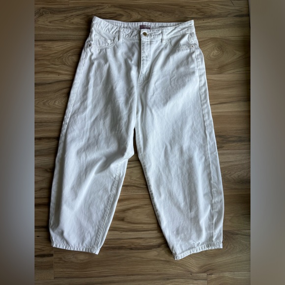 DL1961 Miro Barrel High Rise White Jeans. Size 31 - Picture 5 of 9